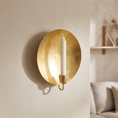 Bungalow Væglysestage - Golden, Rund